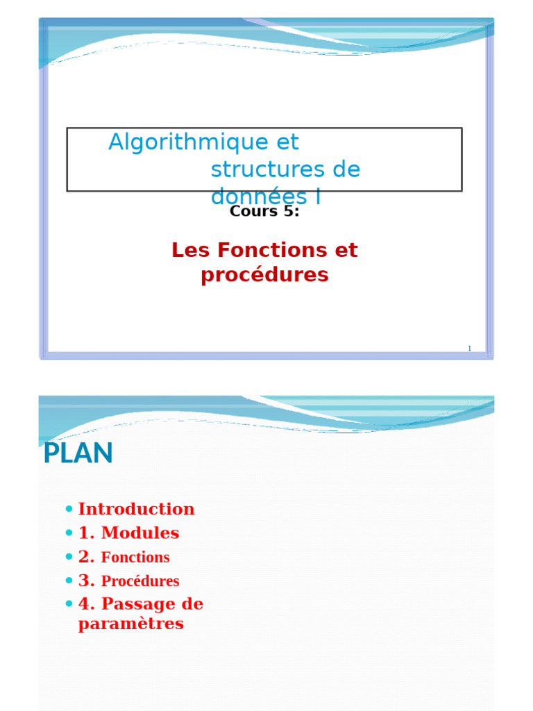 Paramètres en Programmation Informatique | PDF | Paramètre ...