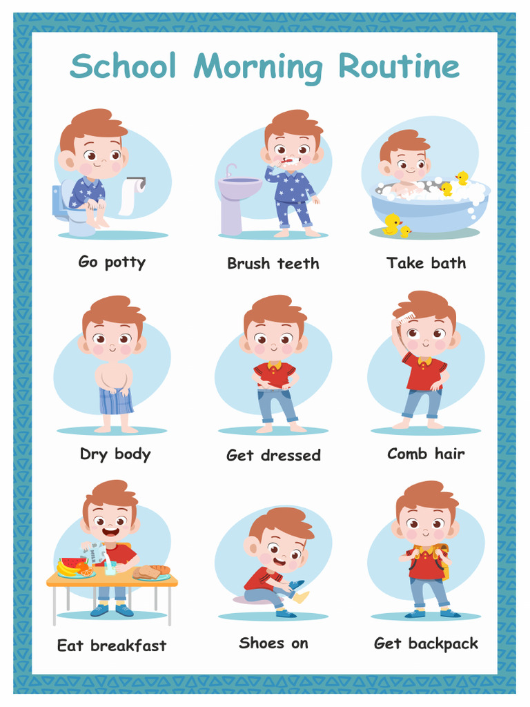 School Morning Routine | PDF