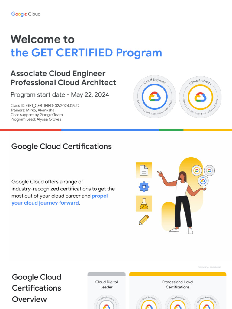 Google Cloud Certification Program 2024 | PDF | Cloud Computing | Computing
