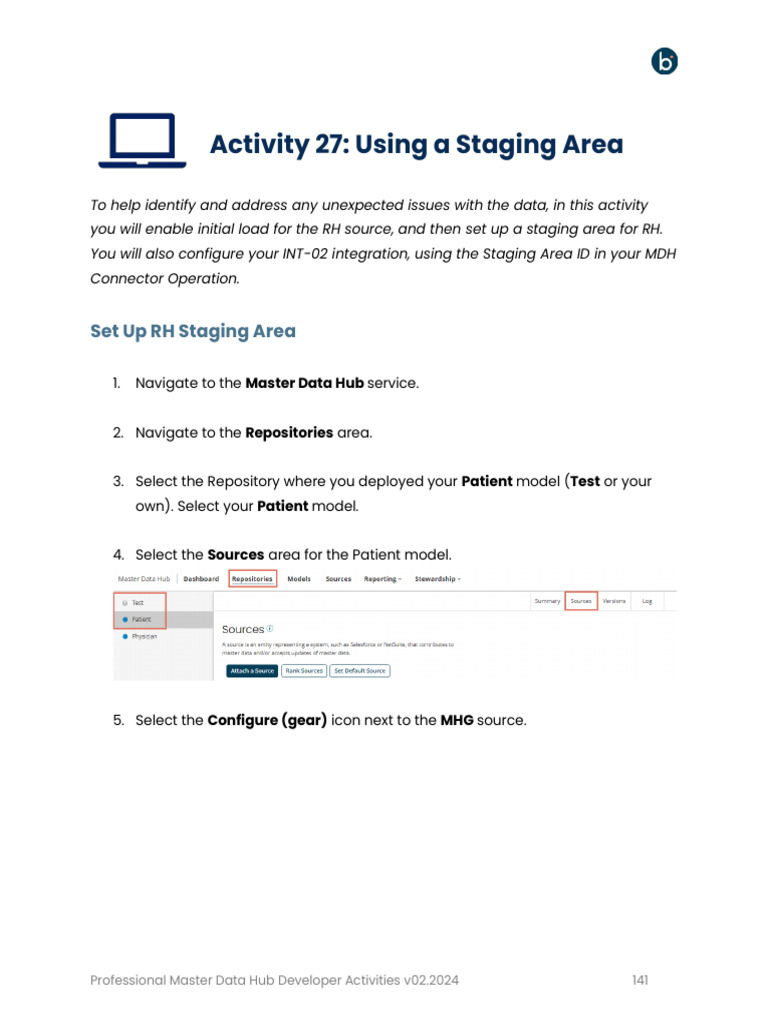 Master Data Hub Staging Area Setup Guide | PDF | License | Copyright