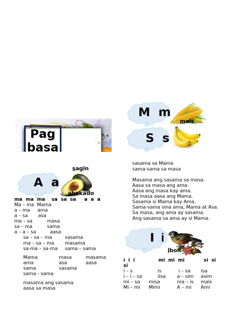 Pagbasa Booklet | PDF