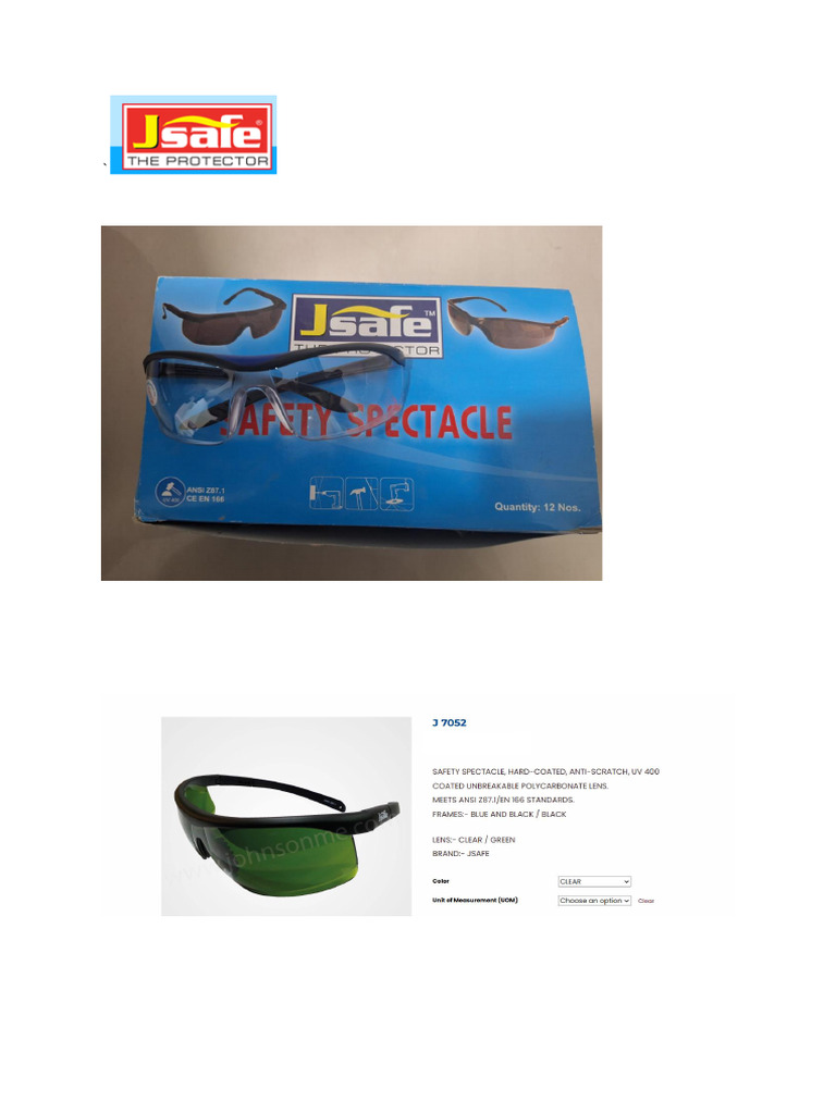 1 Paio Di Occhiali Da Vista Di Sicurezza Scudi Laterali - Foto 9