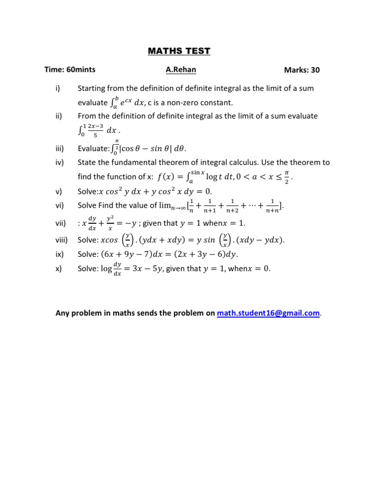 Definition of Evaluate in Math | PDF