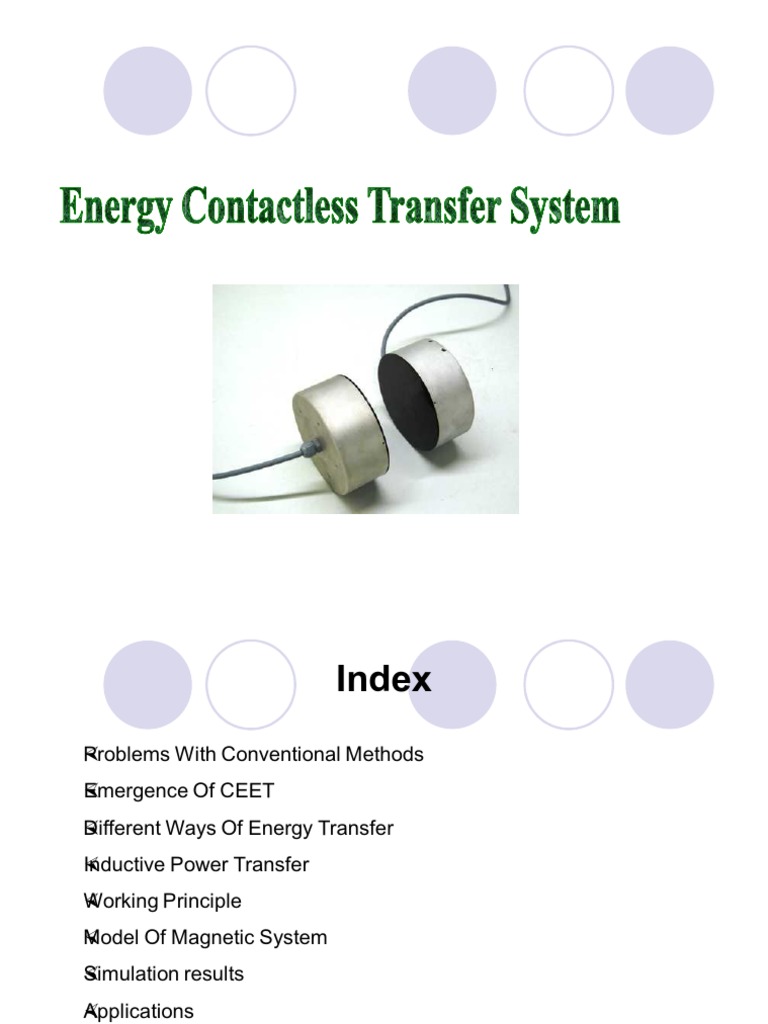 Energy Contactless Transfer System | PDF | Inductor | Inductance
