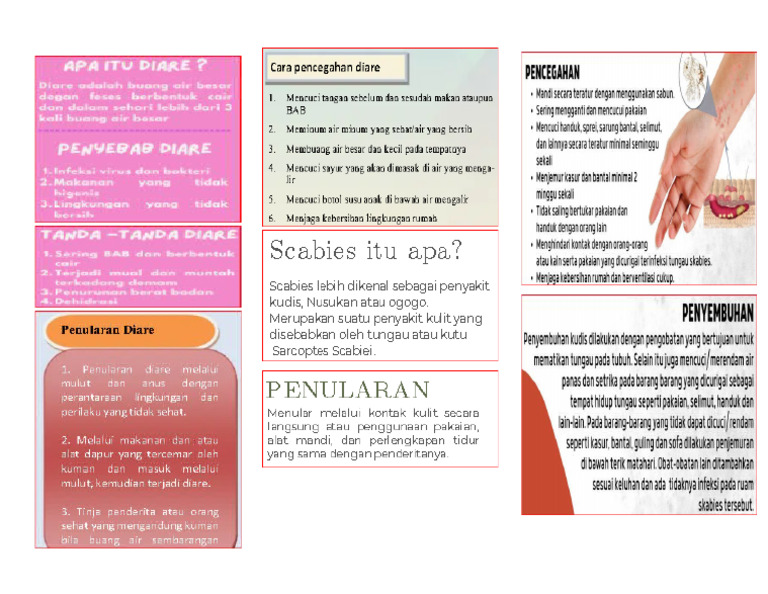 Liflet Penyakit Menular 1 | PDF