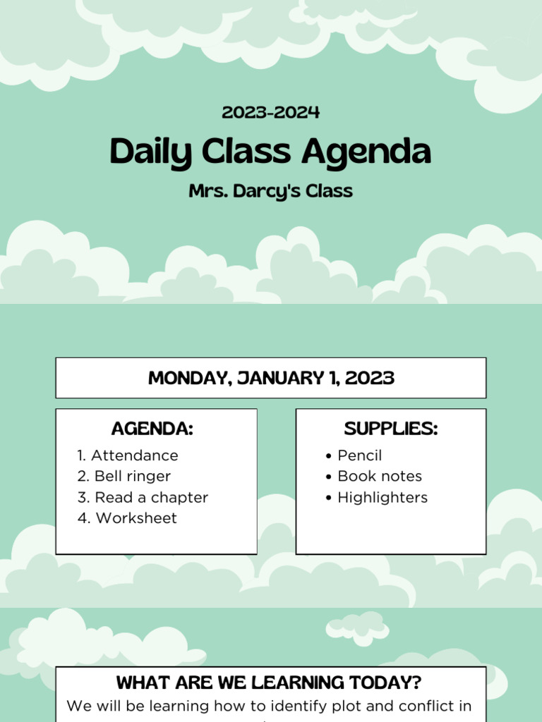 Multicolor Clouds Daily Class Agenda Template - 20250205 - 161534
