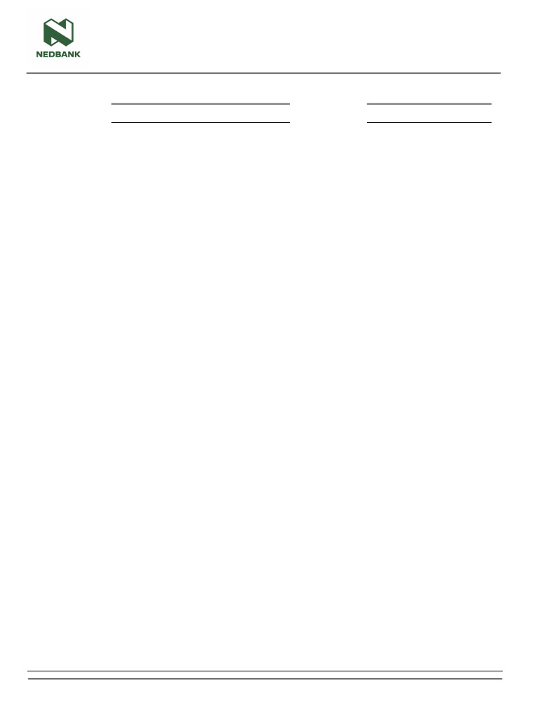 Nedbank commercial release faisclientacknowledgement pdf insurance