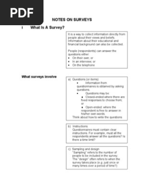 Survey