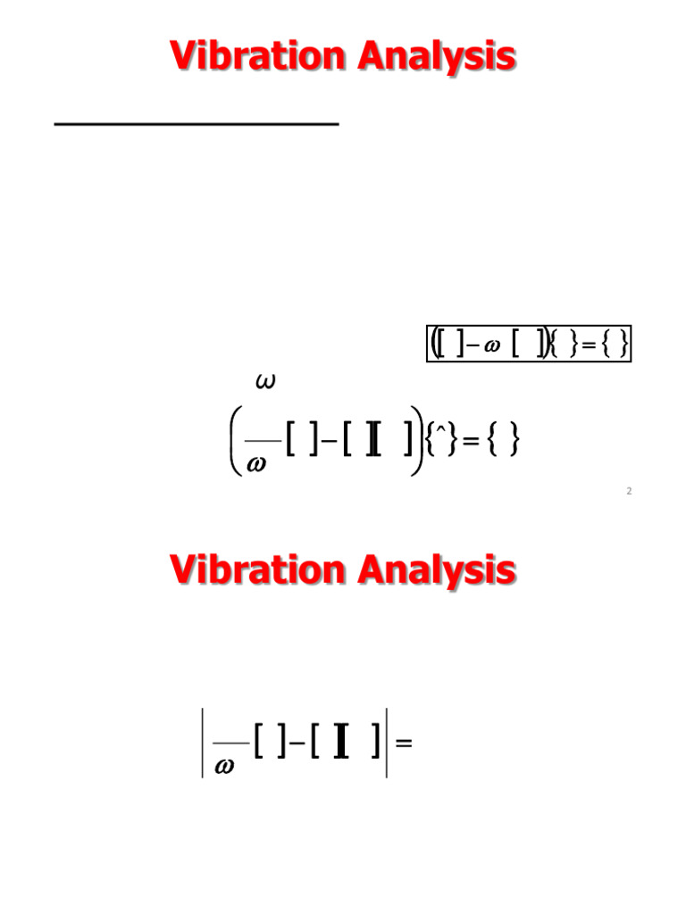 Modal Orthogonality in Vibration Analysis | PDF | Normal Mode | Matrix ...
