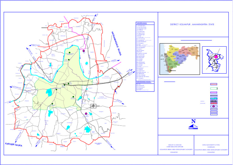 Kolhapur District Development Map | PDF