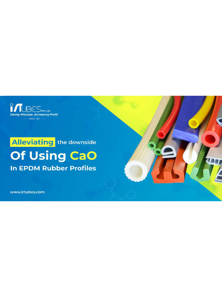 Alleviating The Downside of Using Cao in EPDM Rubber Profiles | PDF