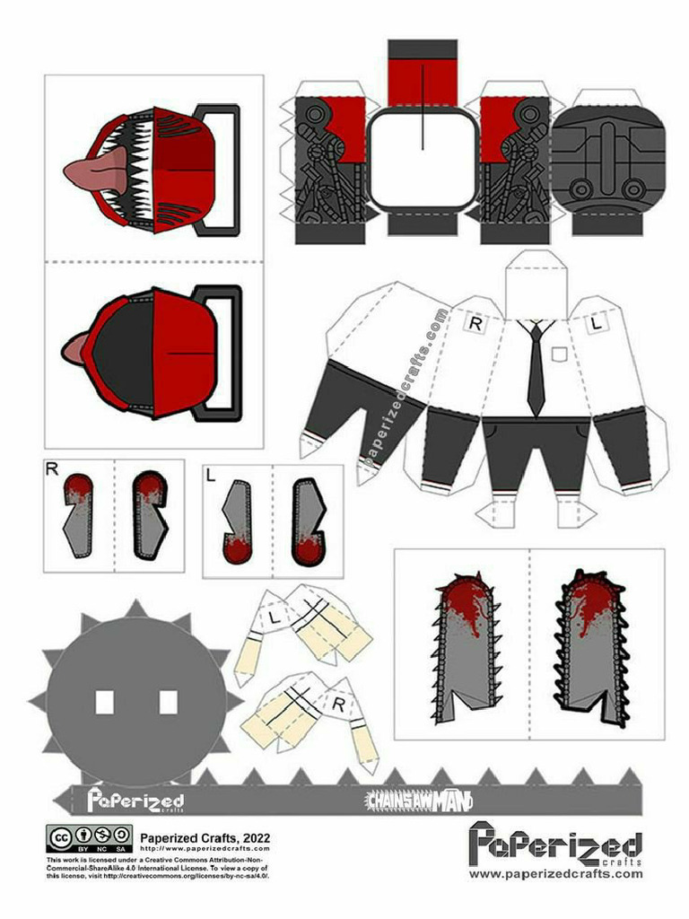 657587551 Papercraft Do Pinterest Pack 1 by Eu Esqueci Part 4 | PDF
