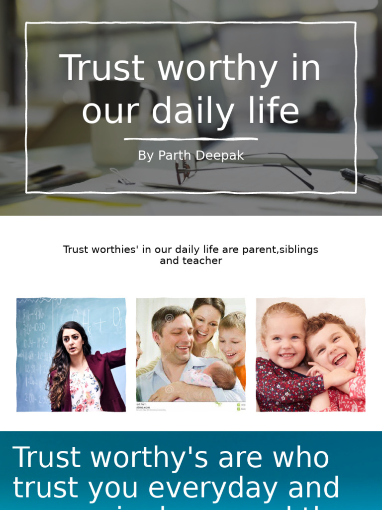 Trust Worthy in Our Daily Life | PDF
