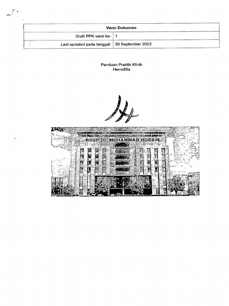 Ppk Hemofilia Anak Pdf