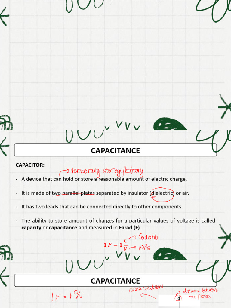 Understanding Capacitance and Inductance | PDF | Capacitance | Inductance
