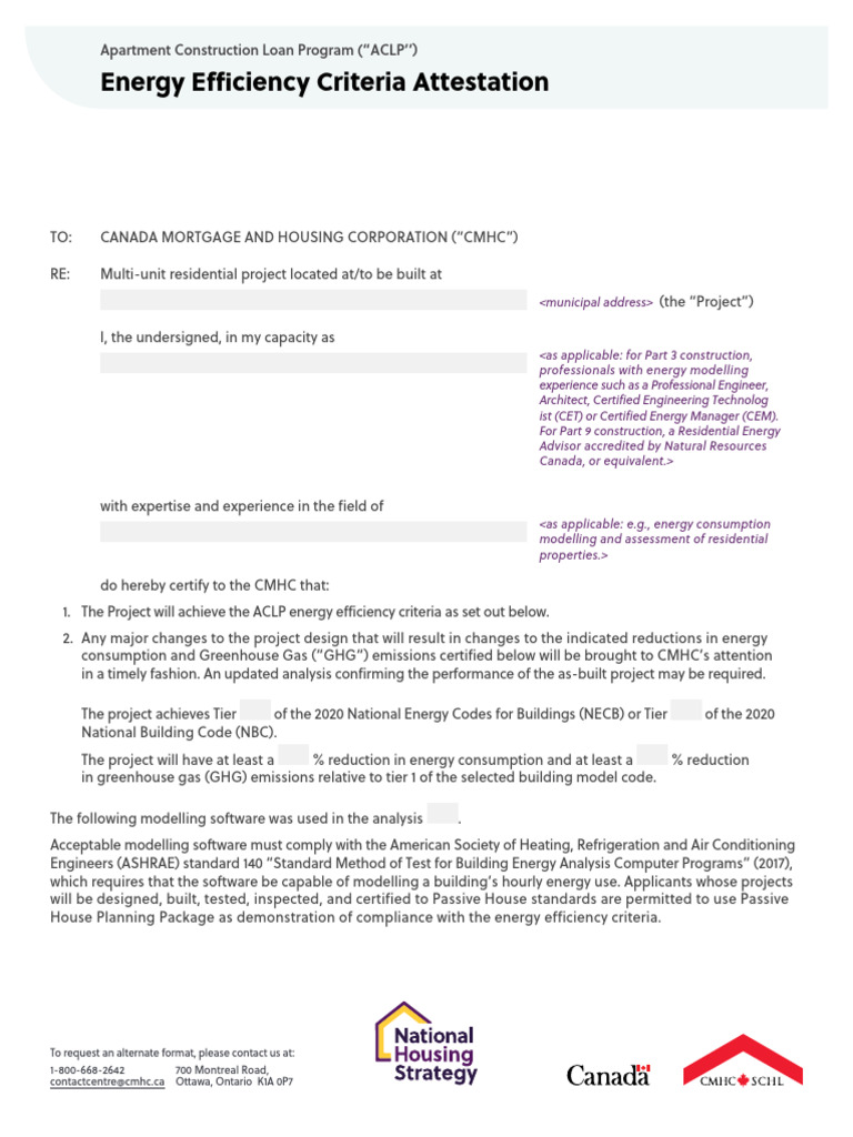 Picture of Energy Efficiency Attestation for ACLP | PDF | Energy Conservation ...