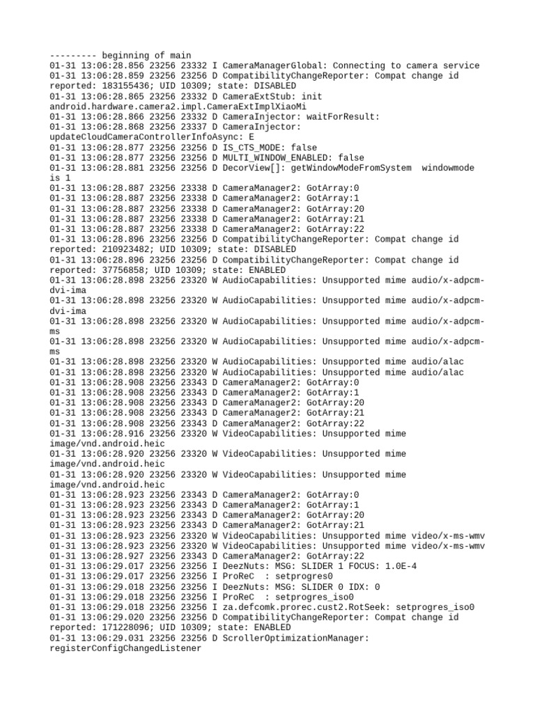 Log Cat 1738308988752 | PDF | Software | Computer Engineering