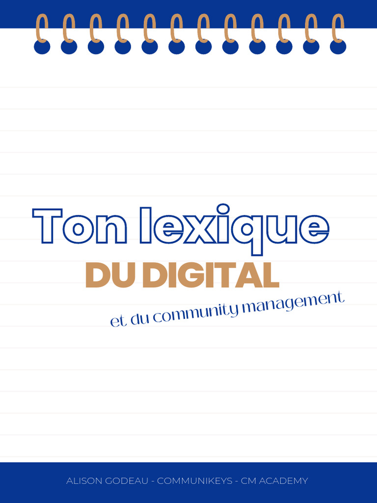 Lexique du Marketing Digital | PDF | Commercialisation | Optimisation ...
