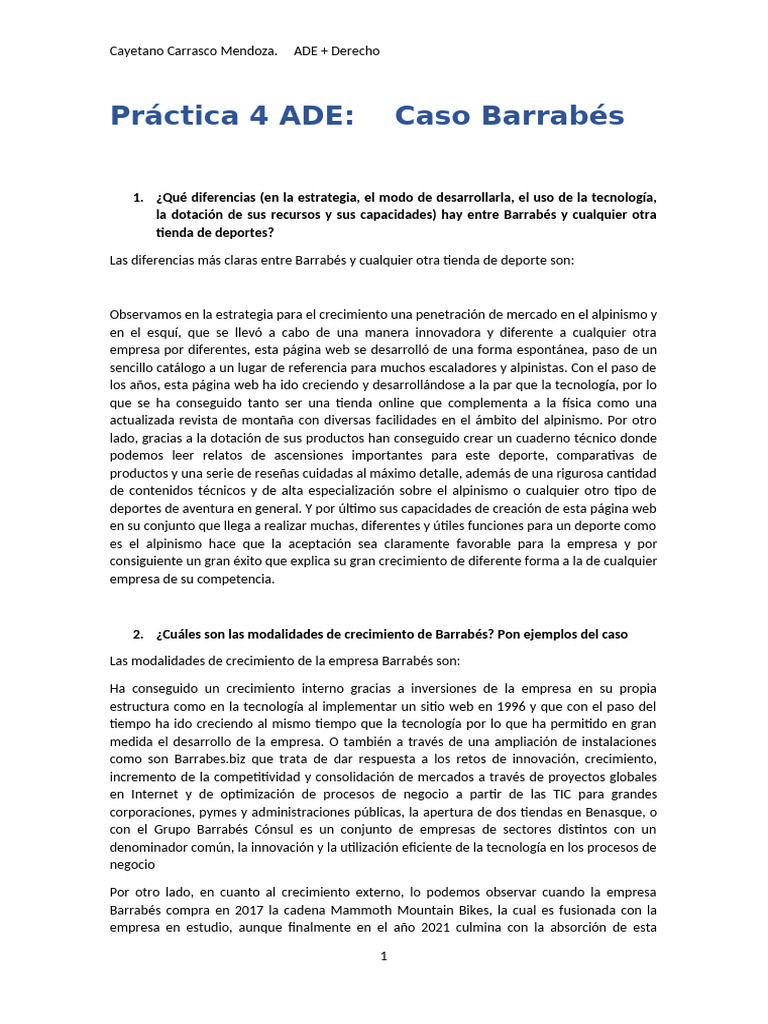 Práctica 4 ADE | PDF | Exportaciones | Business