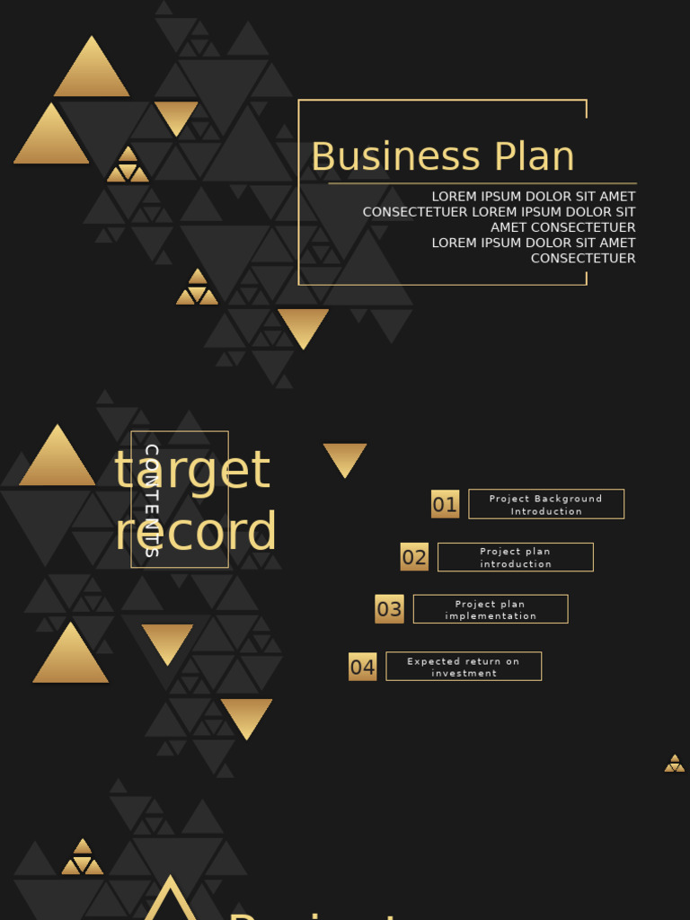 Business Plan Template | PDF | Minimalism | Modernism
