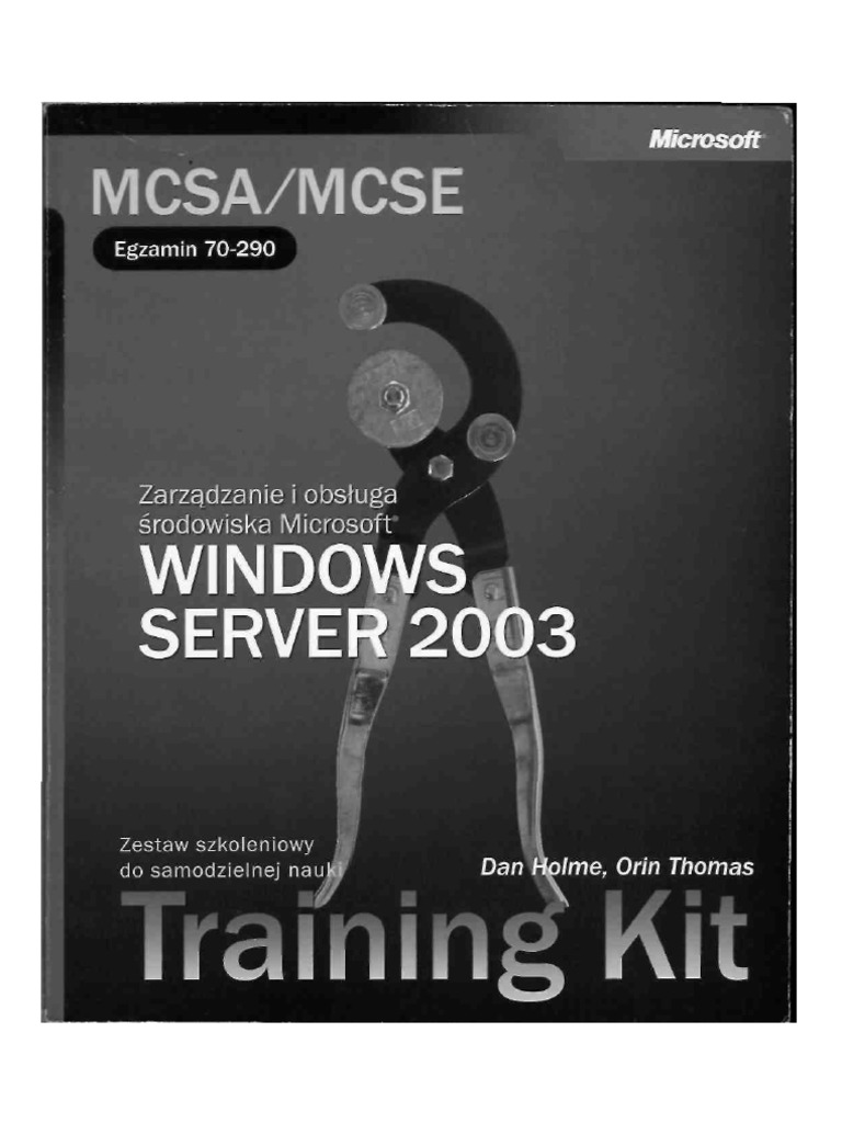 Windows Server 2003 Training Kit PL | PDF