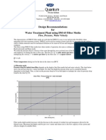 Design Recommendations For Water Treatment Plant Using DM 65 Filter Media