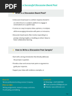 Writing Discussion Posts in APA Format | PDF