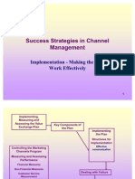 Success Strategies in Channel Management