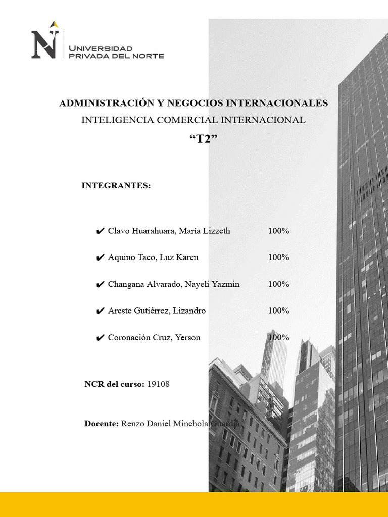 ADMINISTRACIÓN Y NEGOCIOS INTERNACIONALES t2 | PDF | El comercio ...