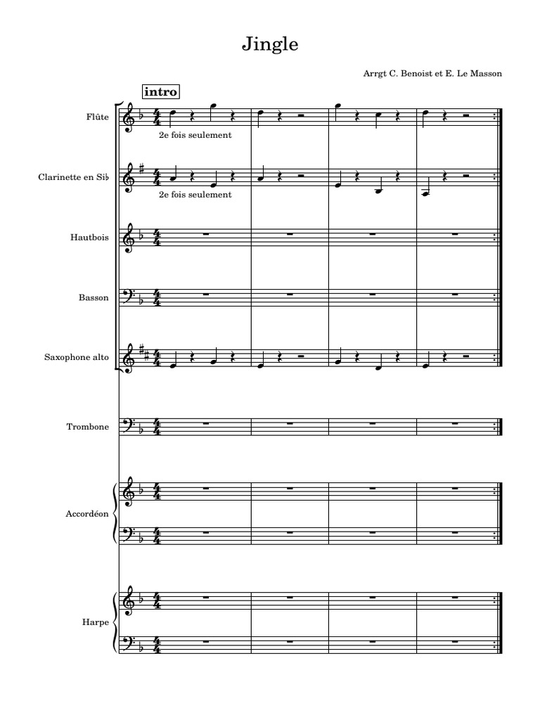 Jingle | PDF | Music Production | Reed Aerophones