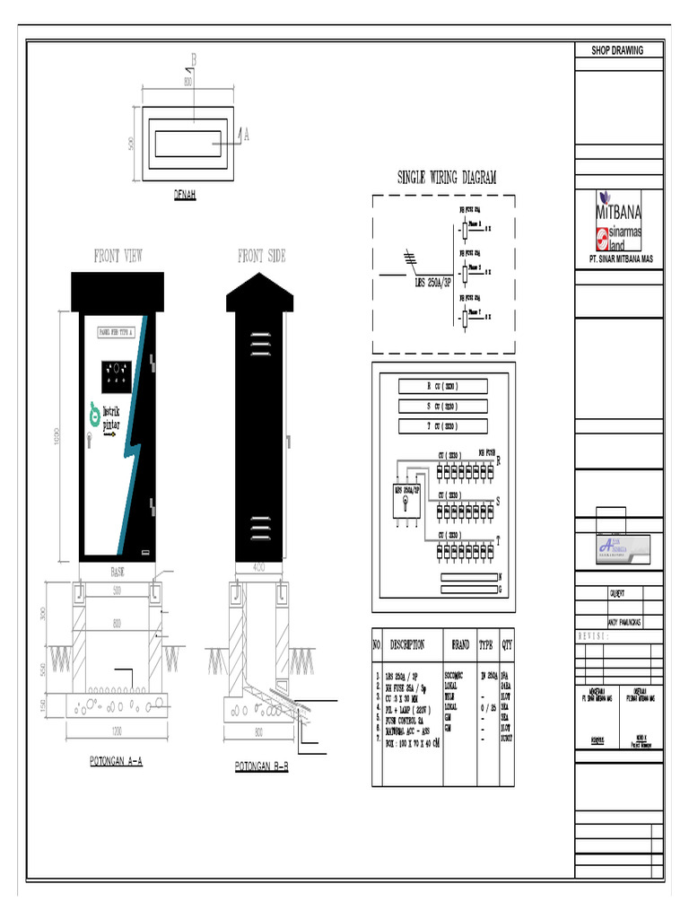 Proyek Kabel PT Anak Anindita Elektrindo | PDF