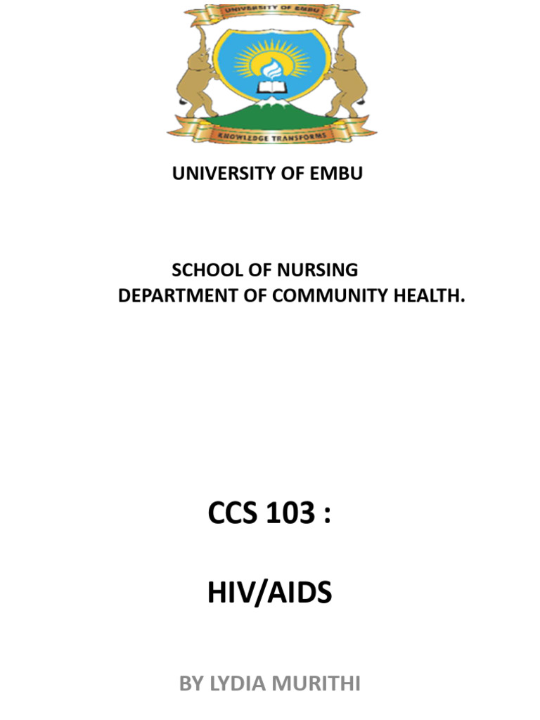 Introduction To Hiv Aids | PDF | Hiv/Aids | Hiv