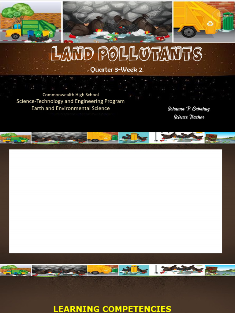 Understanding Land Pollution Causes | PDF | Soil | Waste