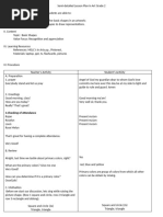 Lesson Plan For Grade 1 | PDF | Shape | Rectangle