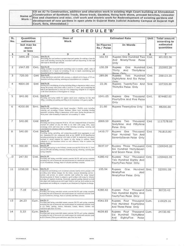 003 - Schdule B | PDF