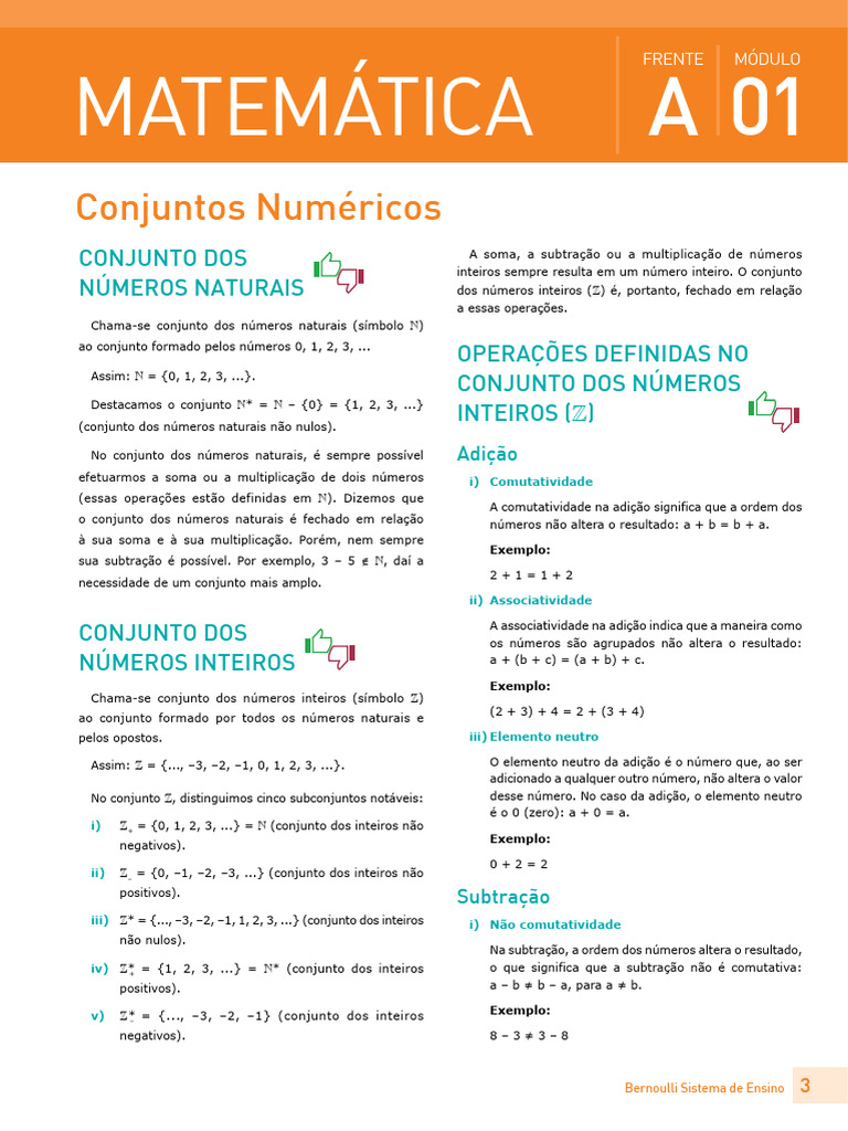 MATEMÁTICA A1 | PDF | Número racional | Número real