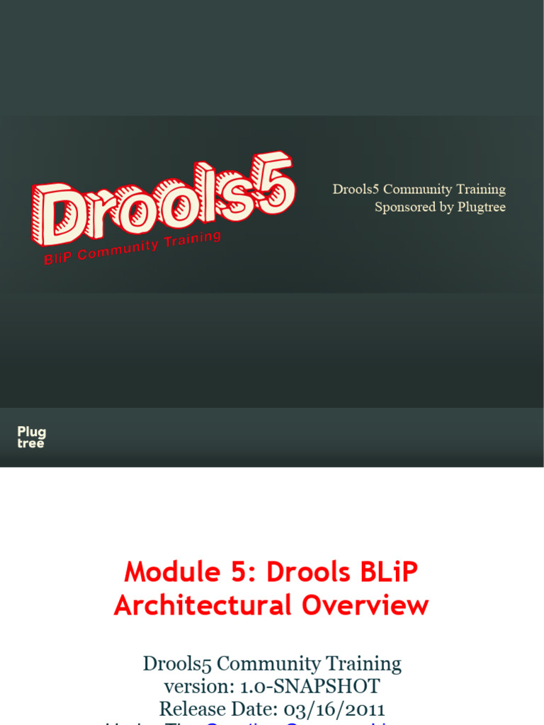 06-Drools5 Community Training Module 5 Drools Architectural | PDF ...