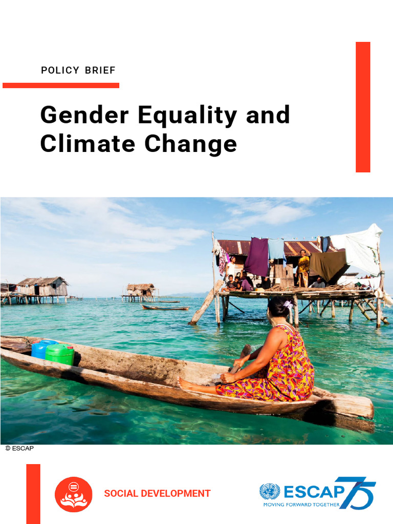 Gender Equality & Climate Impact | PDF | Sustainability | Climate Change