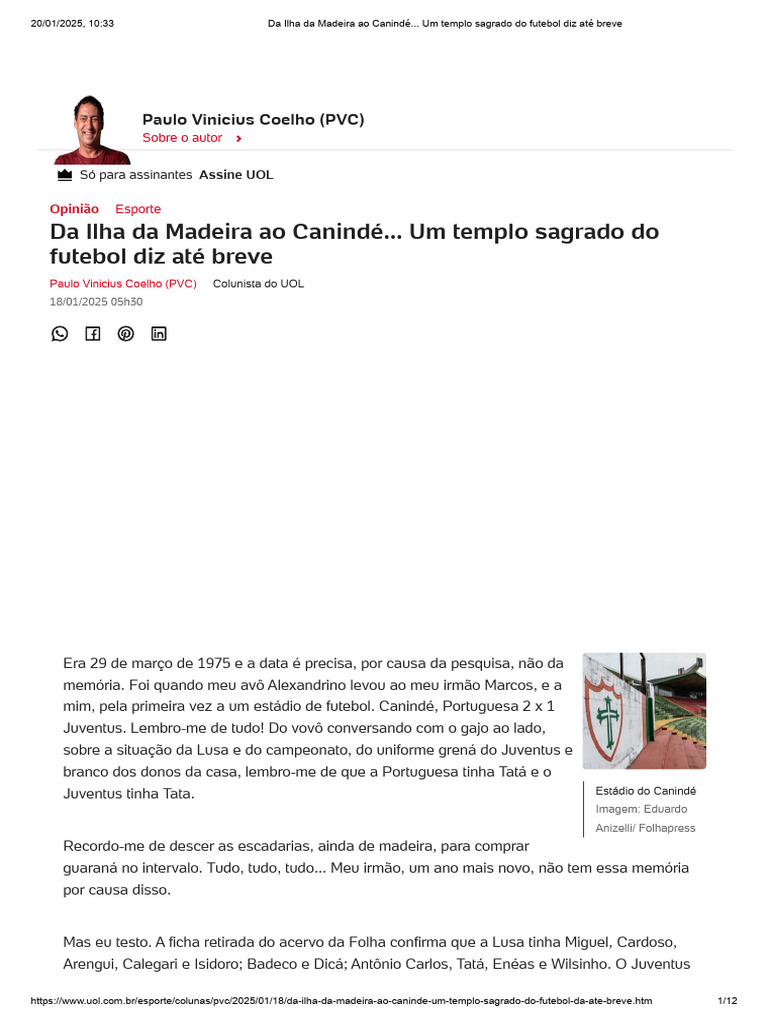 Coluna - PVC - Da Ilha da Madeira ao Canindé... Um templo sagrado do ...