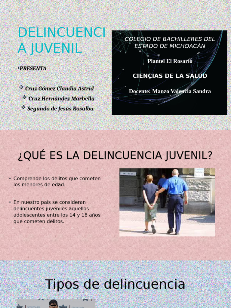 Causas y Prevención de la Delincuencia Juvenil | PDF | La delincuencia ...
