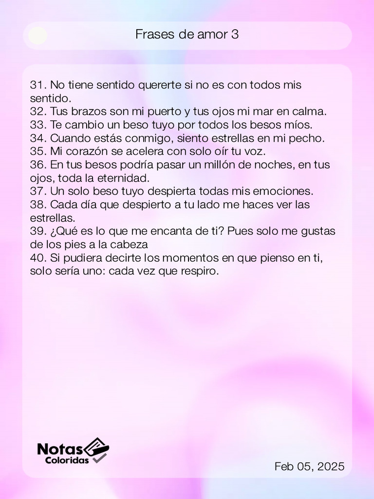 Frases de Amor 3 | PDF