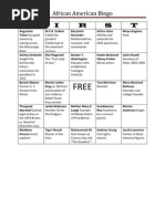 African American Bingo CCD