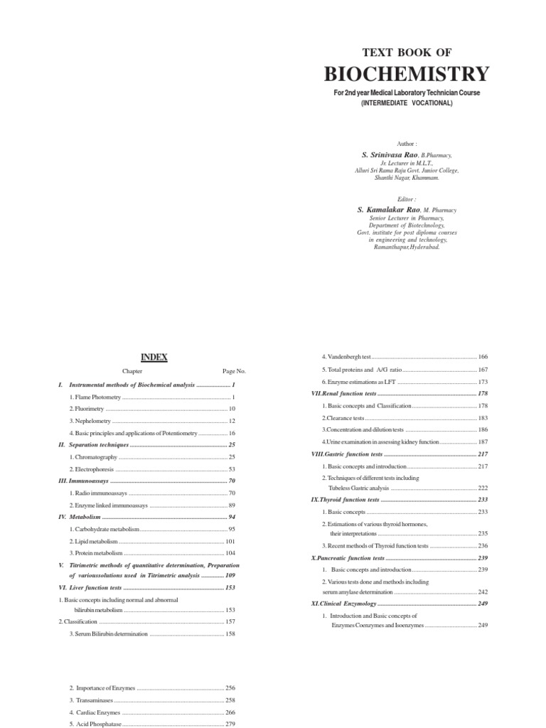 Biochemical Analysis Techniques Overview | PDF | Chromatography | High ...
