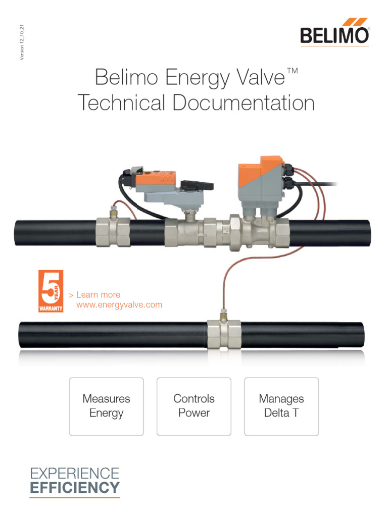 Belimo Energy Valve Technical Guide | PDF | Valve | Flow Measurement