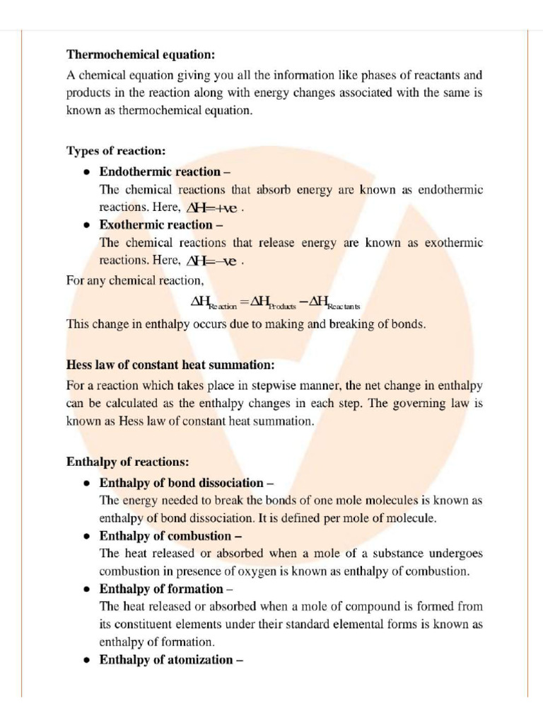 11 Chemistry Thermodynamics Pdf