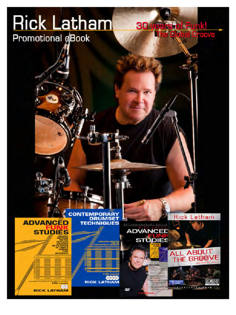 Rick Latham's Contemporary Drum Techniques | PDF | Drum Kit | Funk