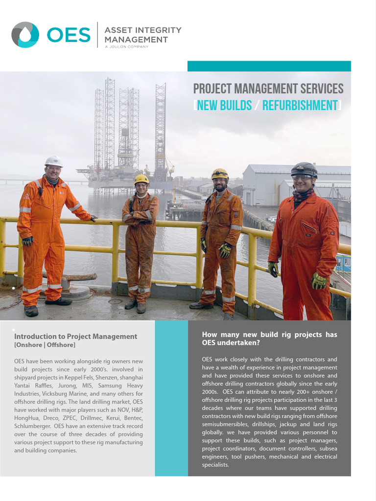 Project Management for Rig Construction | PDF | Offshore Drilling