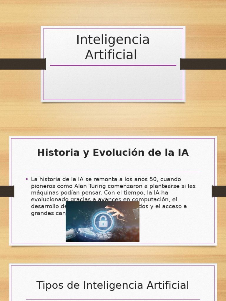 Historia y Tipos de Inteligencia Artificial | PDF