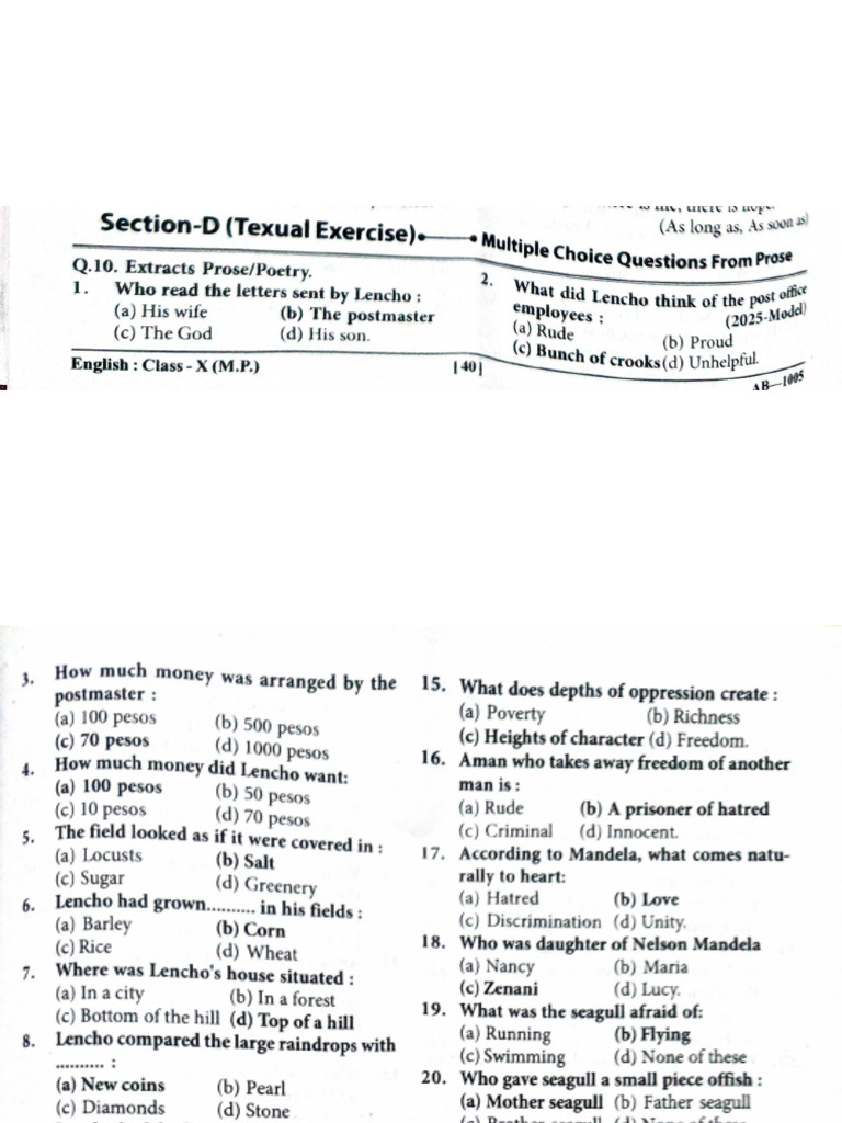 Objectives Types English 10 | PDF