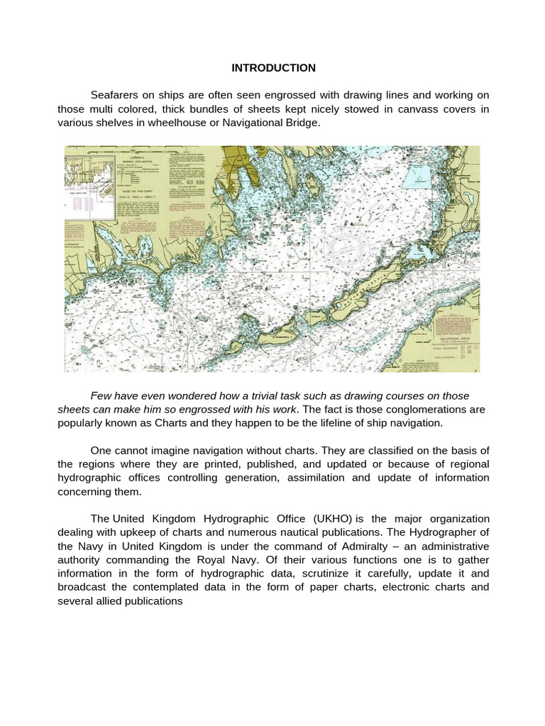 Types and Uses of Navigational Charts | PDF | Navigation | Hydrography
